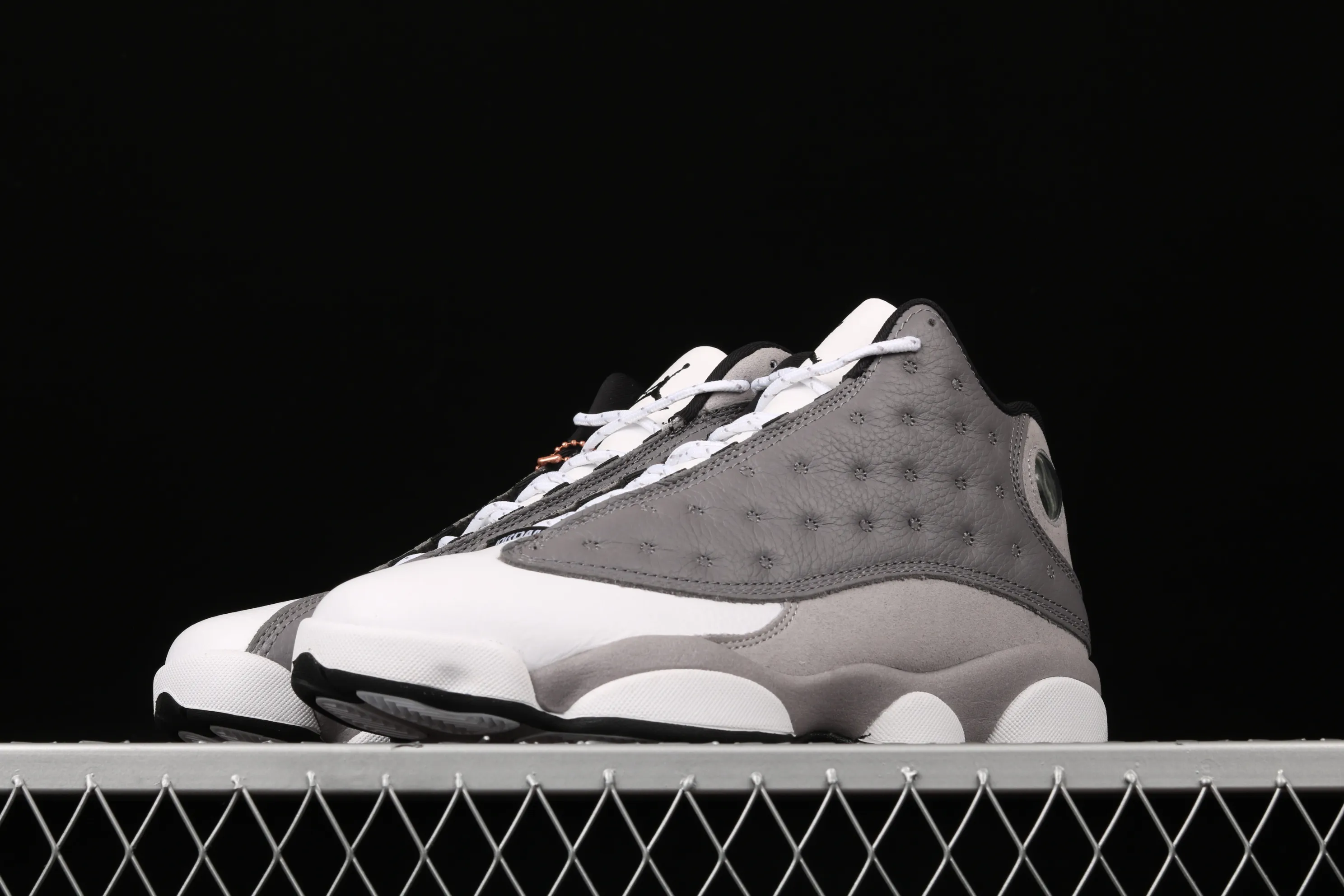 All categories Air Jordan Jordan series basketball shoes Air Jordan 13 Air Jordan 13 Retro AJ13 cool gray original real carbon real cat 414571-016